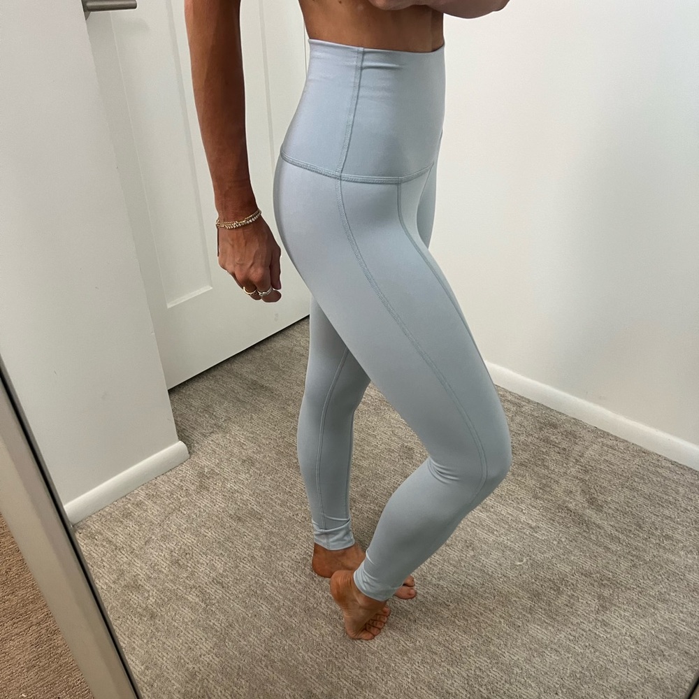 Morgan Stewart leggings // XS// light blue steel…matching sweatshirt available
